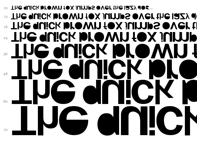 Woodcutter Kaos font waterfall